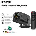 HY320 PORTABLE ANDROID WIFI SMART PROJECTOR — 390 ANSI LUMENS