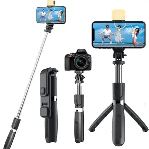 ERLIGPOWHT Q07 SELFIE STICK TRIPOD | 360° ROTATION, BLUETOOTH