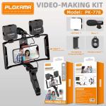 AY-49X VLOGGING KIT | 2 LED LIGHTS & MICROPHONE