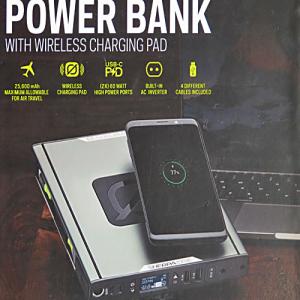 GOAL ZERO SHERPA 100AC PORTABLE LAPTOP POWER BANK 25600MAH WITH 220V AC OUTPUT